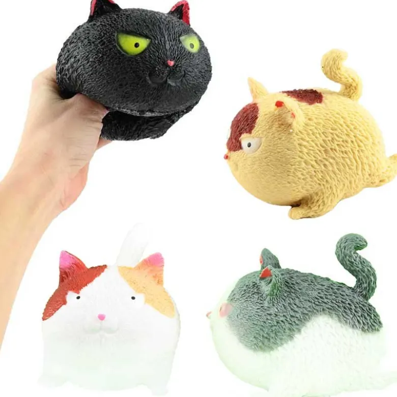 Mjuk Katt Squeeze Stretchig Katt 11 cm