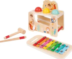 Musiklåda trä leksak till barn Tooky Toy