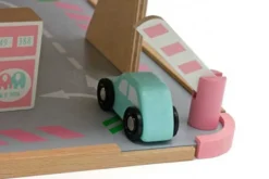 Parkeringsgarage Pastellfärger Woodi World Toy
