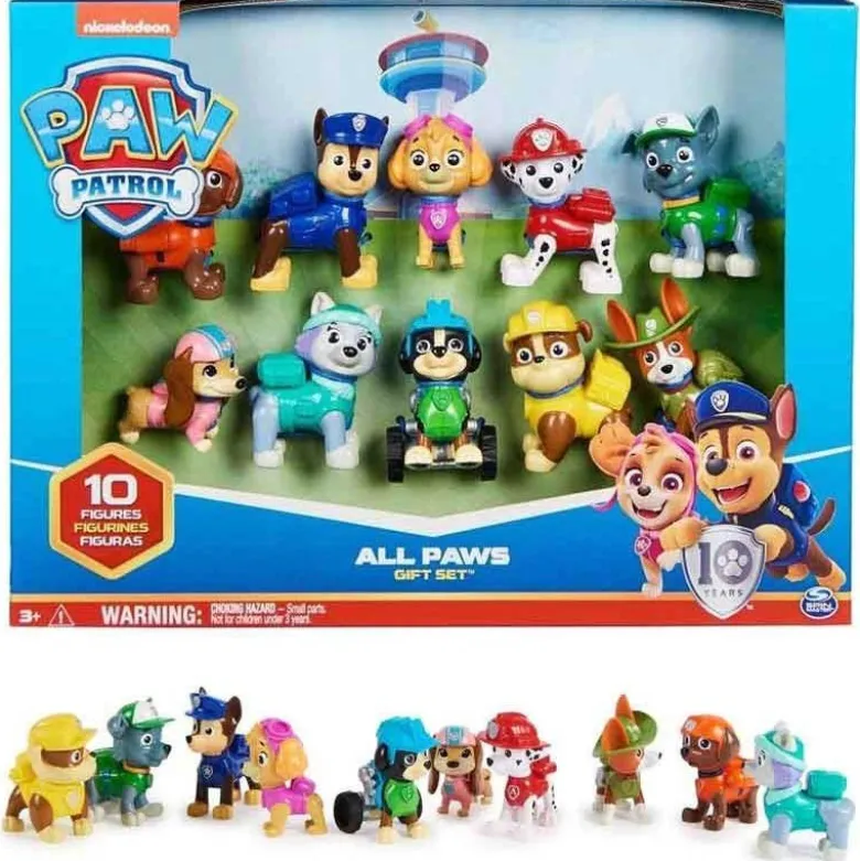 Paw Patrol Celebration 10 pack figures