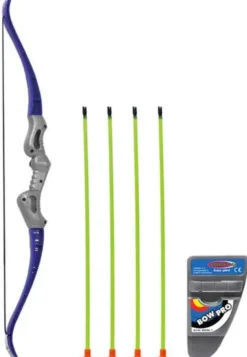 Pilbåge 57 cm med 4 st. pilar sugpropp