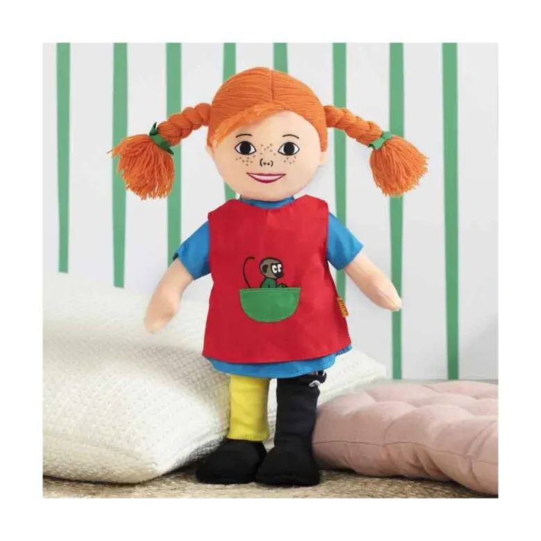 Pippi Taldocka Mjuk Tyg 40 cm