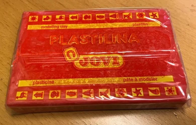 Plastilina Modellera Röd 350 gram Jovi