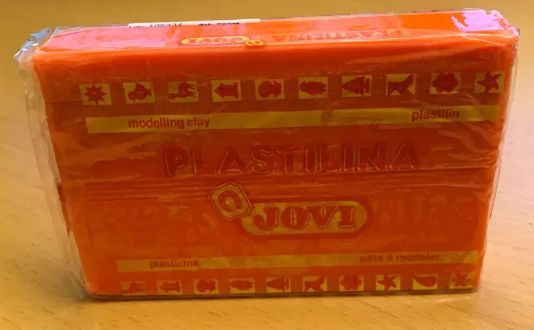 Plastilina Modellera Röd 350 gram Jovi