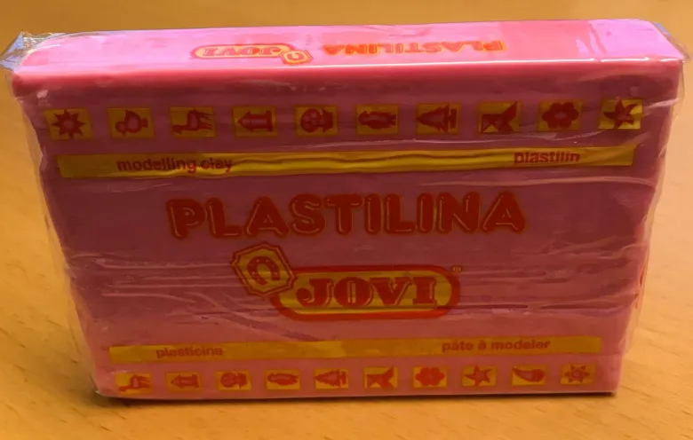 Plastilina Modellera Rosa 350 gram Jovi