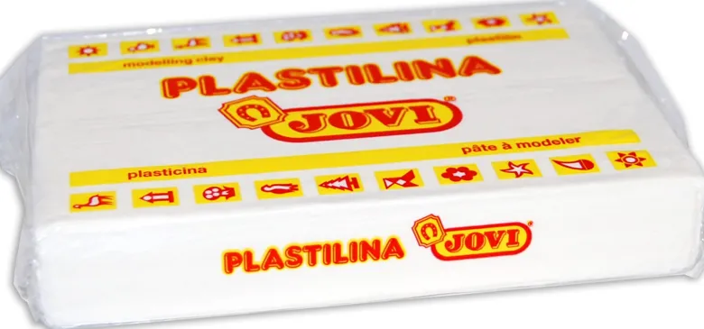 Plastilina Modellera Vit 350 gram Jovi
