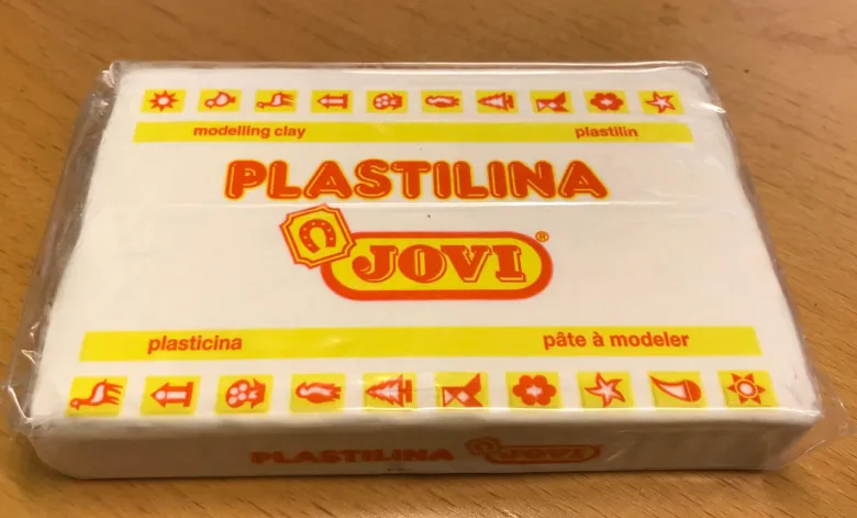 Plastilina Modellera Vit 350 gram Jovi