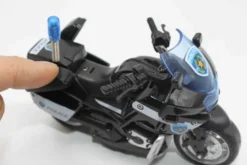 Polismotorcykel Police USA Leksaksmotorcykel med ljud Kids Globe 13 cm