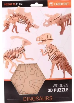 Pussel 3D Dinosaurie Plywood Parasaurolophus