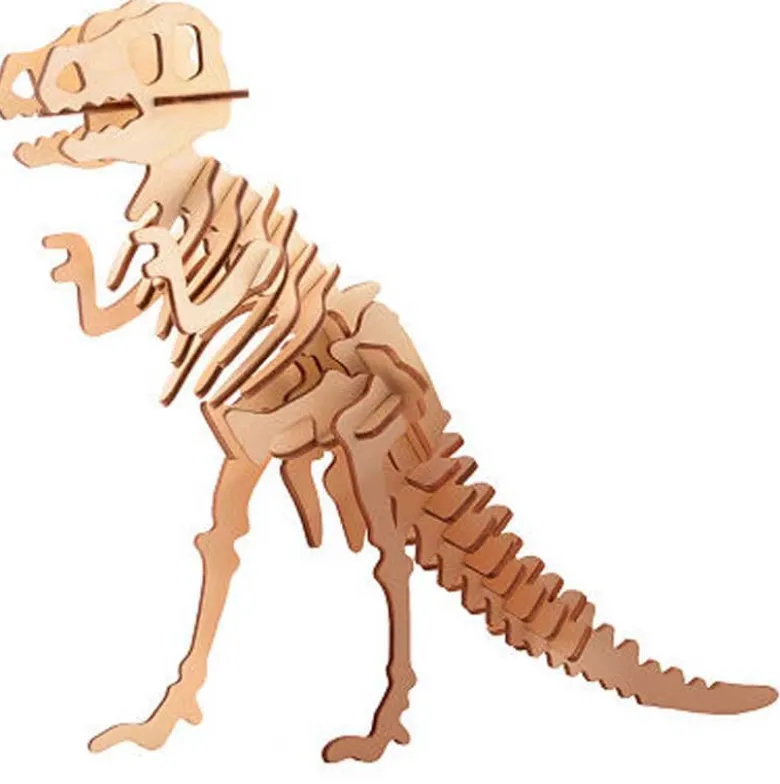 Pussel 3D Dinosaurie Plywood T-Rex