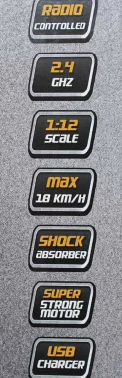 Radiostyrd Bil 18 km/h Monster Truck 1:12 Gear4play