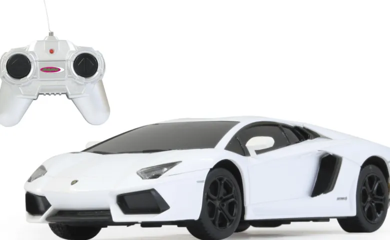 Radiostyrd Bil Lamborghini Aventador LP700 Vit Jamara 1:24