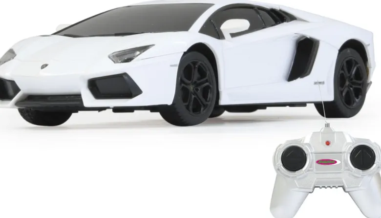 Radiostyrd Bil Lamborghini Aventador LP700 Vit Jamara 1:24