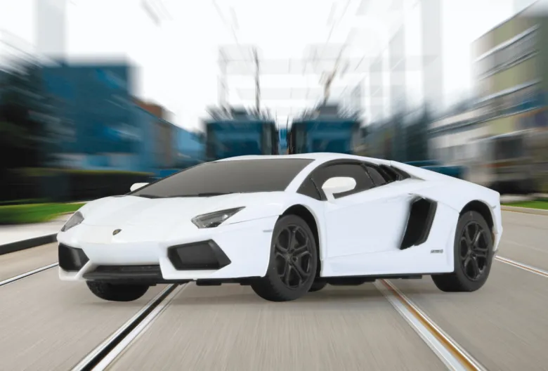 Radiostyrd Bil Lamborghini Aventador LP700 Vit Jamara 1:24