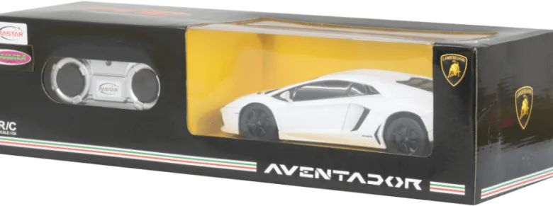 Radiostyrd Bil Lamborghini Aventador LP700 Vit Jamara 1:24