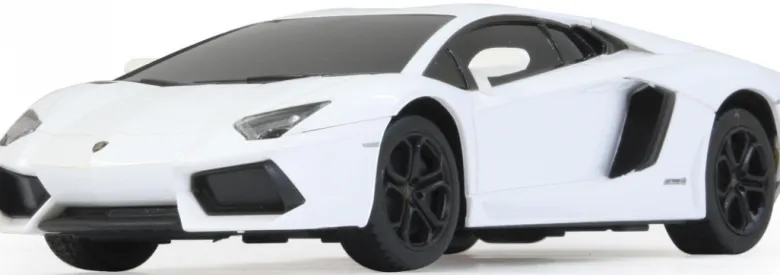 Radiostyrd Bil Lamborghini Aventador LP700 Vit Jamara 1:24