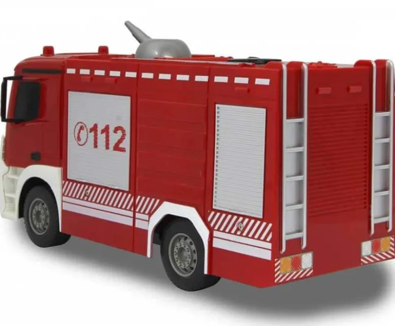 Radiostyrd Brandbil Lastbil Mercedes Antos med vattenkanon Jamara 1:26 2,4 GHz