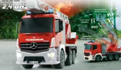 Radiostyrd Brandbil Mercedes Antos Jamara Vattenpump 1:20 - 2,4 GHz