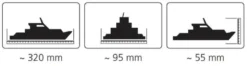 Radiostyrd Båt Capter Speed Boat Vit Jamara 20 km/h