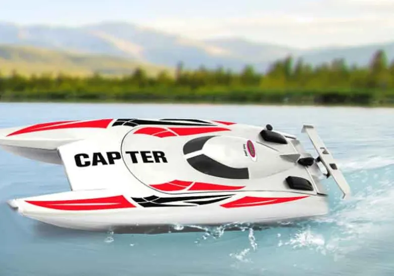 Radiostyrd Båt Capter Speed Boat Vit Jamara 20 km/h