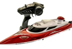 Radiostyrd båt Nitro SpeedBoat Med LED-Ljus Röd Gear4Play 30 km/h