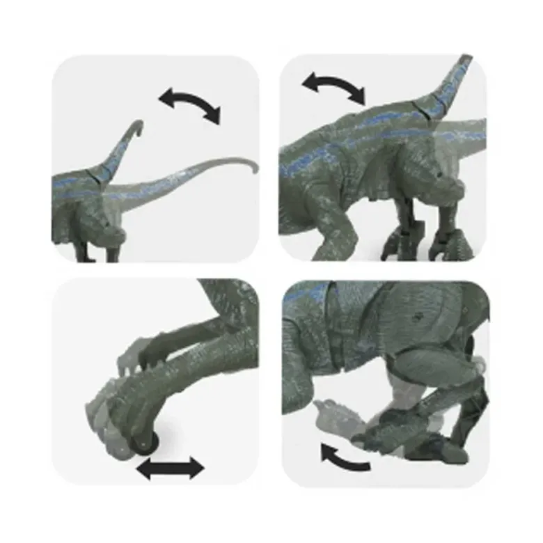 Radiostyrd Dinosaurie Velociraptor Leksaksdinosaurie