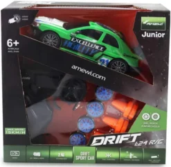 Radiostyrd Drifting bil Grön 4WD Amewi