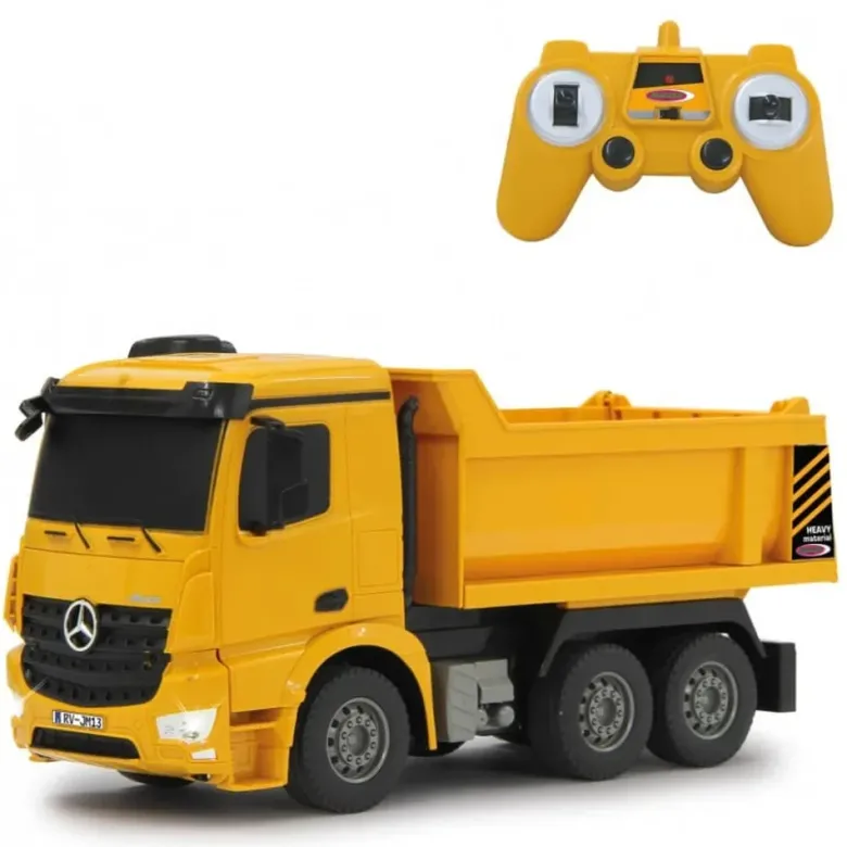 Radiostyrd Lastbil Dump Truck Tippflak Mercedes Arocs Jamara 1:26 - 2,4 GHz