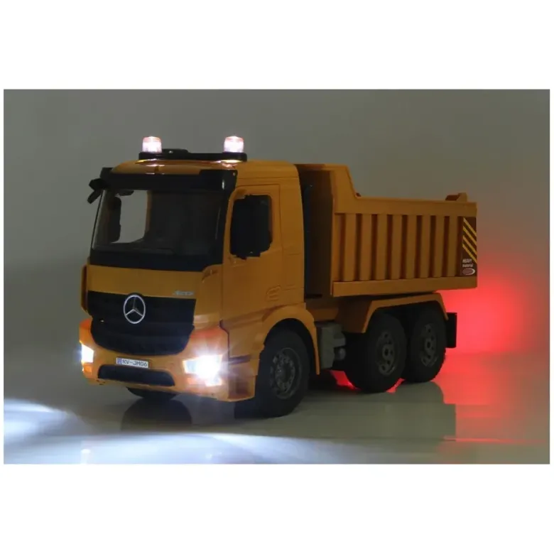 Radiostyrd Lastbil med Tippflak Mercedes Arocs Jamara 1:20 - 2,4 GHz
