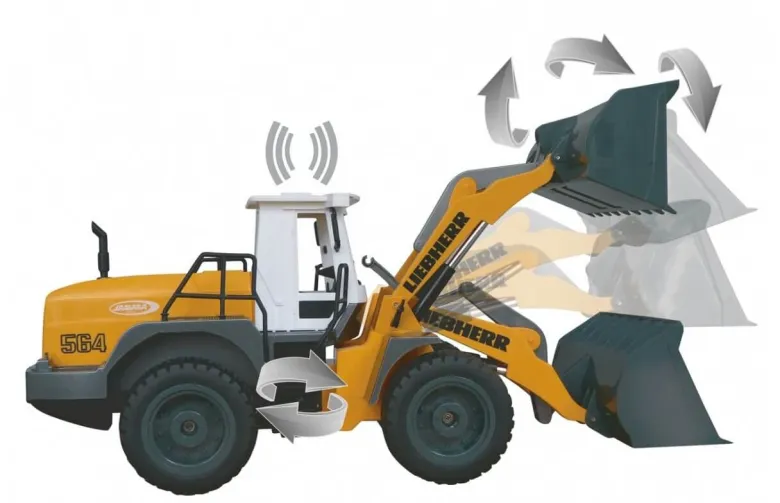 Radiostyrd Liebherr Hjullastare 564 Jamara 1:20 - 2,4 GHz