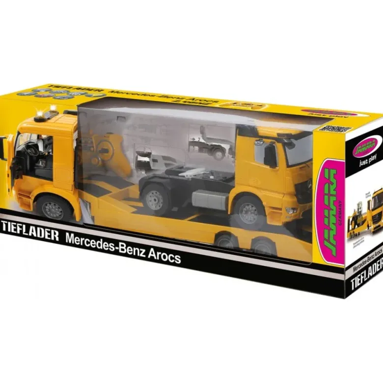 Radiostyrd Mercedes Arocs Lastbil med Trailer Jamara 1:20 - 2,4 GHz