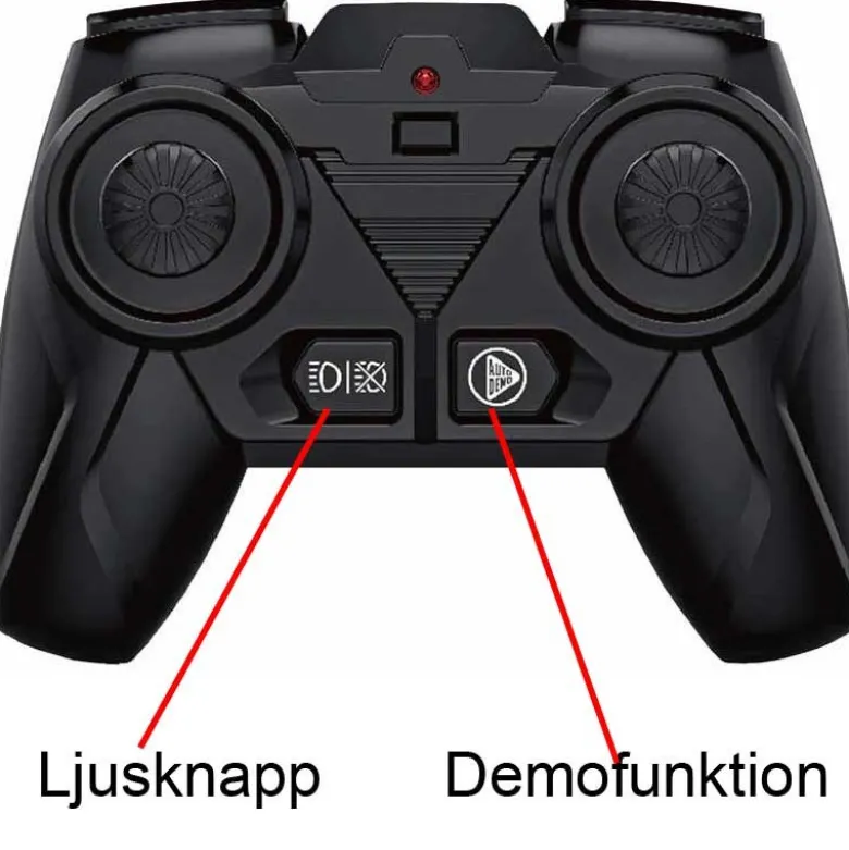 Radiostyrd Traktor med skopa, ljus och ljud