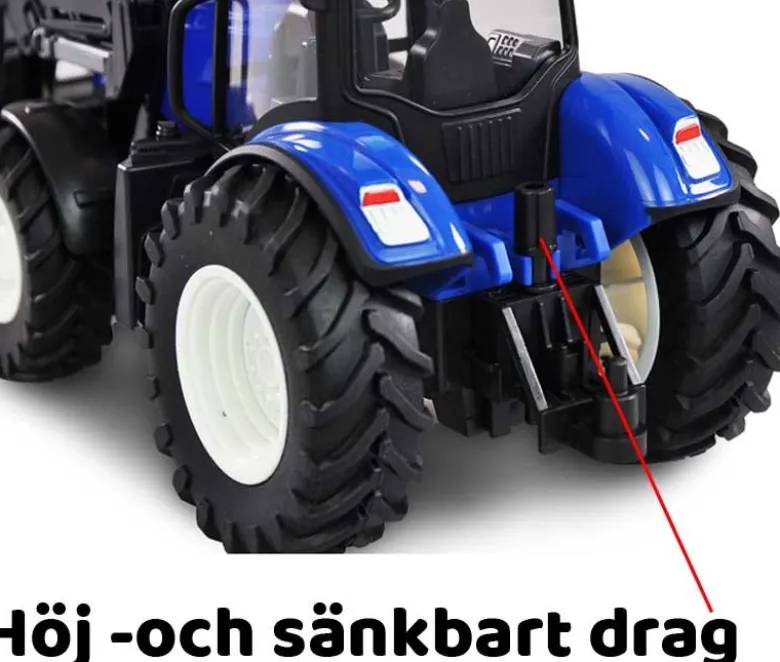 Radiostyrd Traktor med skopa, ljus och ljud