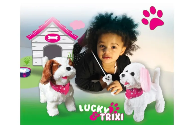 Radiostyrd Trixi Plush Hund Rosa Leksakshund