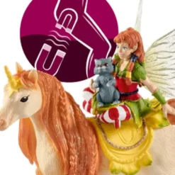 Schleich Bayala Fairy Marween med glitterenhörningmed 70567