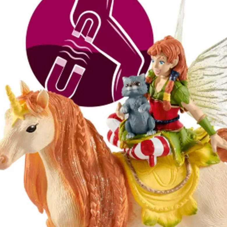 Schleich Bayala Fairy Marween med glitterenhörningmed 70567