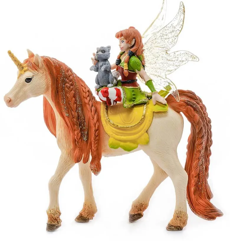 Schleich Bayala Fairy Marween med glitterenhörningmed 70567