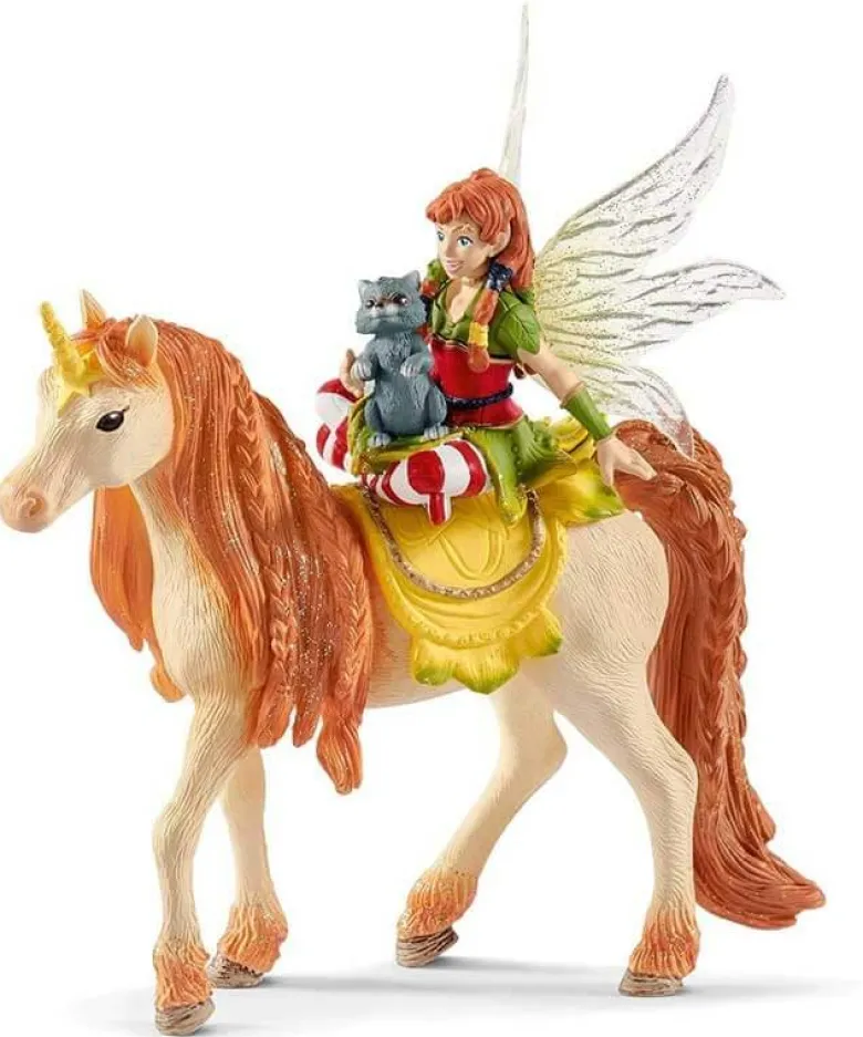 Schleich Bayala Fairy Marween med glitterenhörningmed 70567