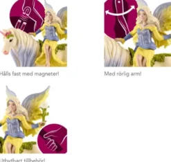 Schleich Bayala Sera Med Blossom Enhörning 70565