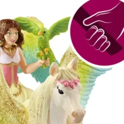 Schleich Bayala Surah med Glitterpegasus 70566