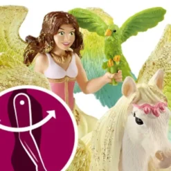 Schleich Bayala Surah med Glitterpegasus 70566