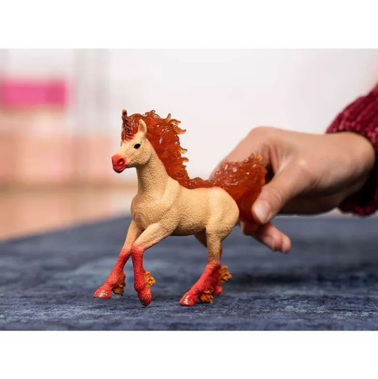 Schleich Elementa Eld enhörning Hingst 70756