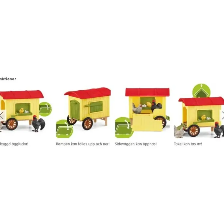 Schleich Flyttbar hönsbur 42572