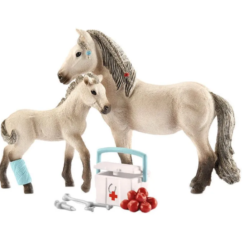 Schleich Hannahs Förstahjälpensats Islandshästar 42430
