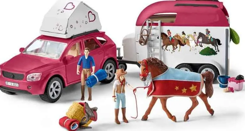 Schleich Horse Adventures Bil med hästsläp 42535
