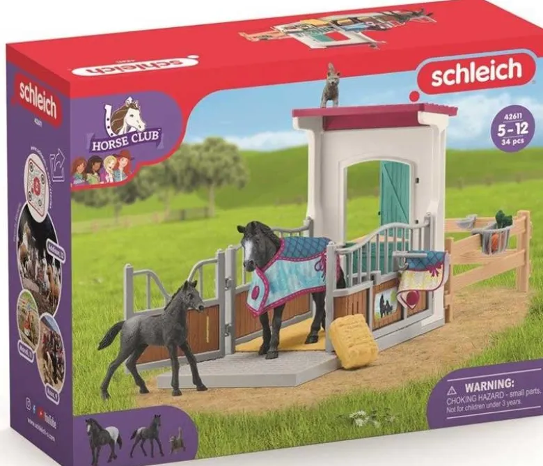Schleich Hästbox Med Sto och Föl 42611