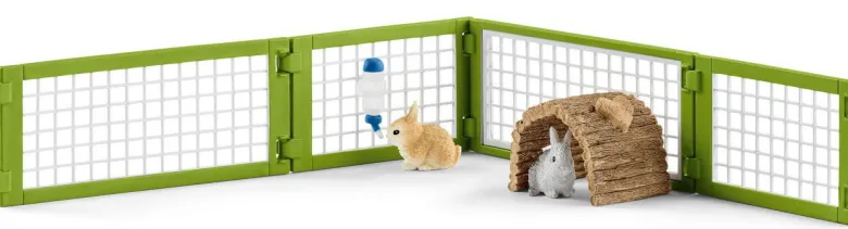 Schleich Kaninbur med Kaniner 42728