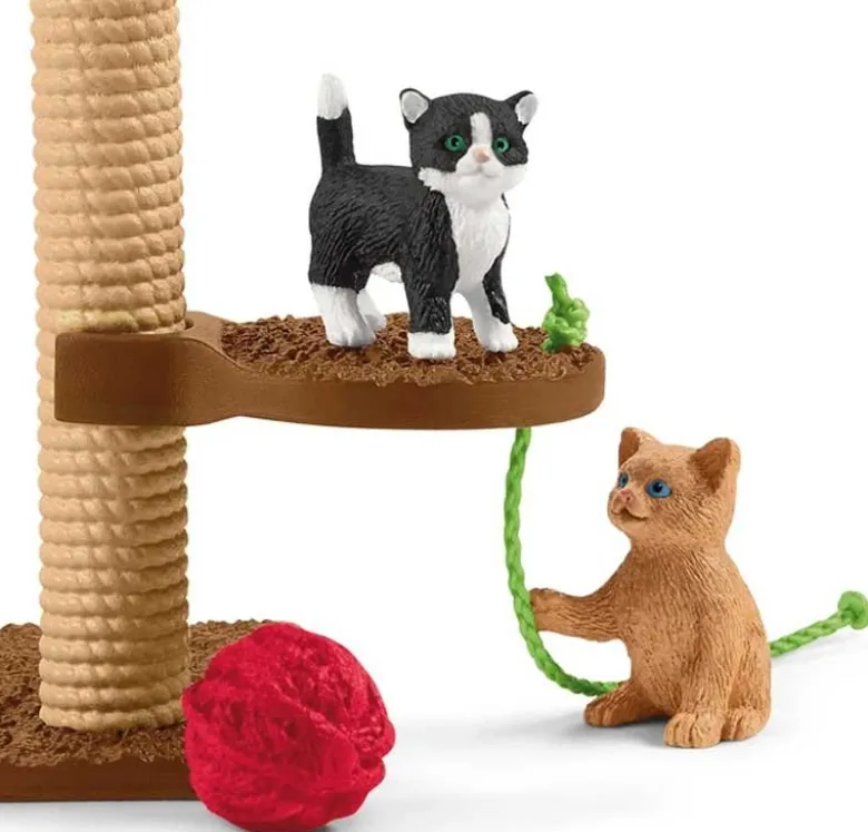 Schleich Katter med leksaker 42501