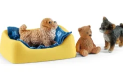 Schleich Kennel Puppy Pen Hundvalpar 42480