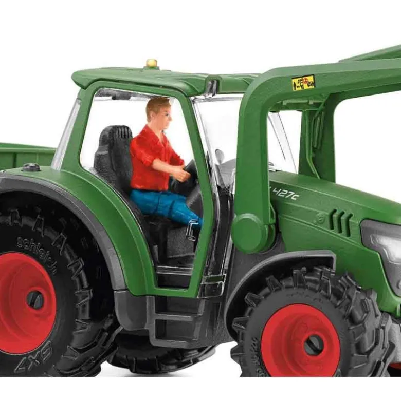 Schleich Traktor med släp 42608